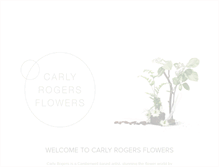 Tablet Screenshot of carlyrogersflowers.co.uk